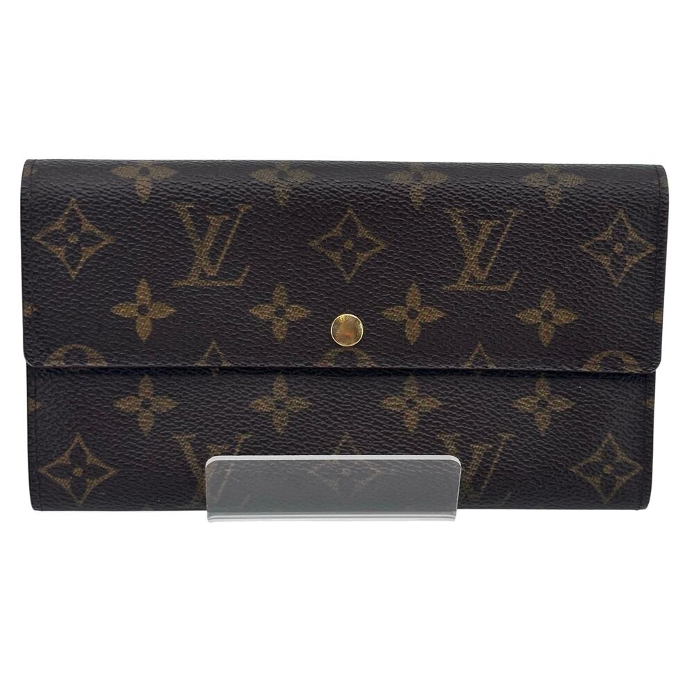 Louis Vuitton LV Monogram Long Sarah Wallet